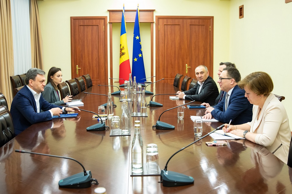 President Ladislav Hamran and delegation meets with Mr Dorin Recean, Prime Minister of the Republic of Moldova